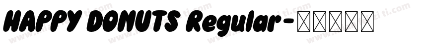 HAPPY DONUTS Regular字体转换